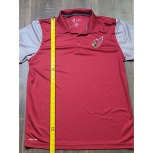 Nike Arizona Cardinals NFL Dri-FIT Polo Shirt Mens Large Golf Team Apparel